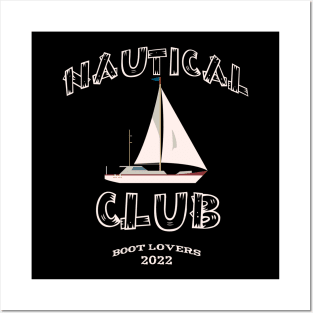 Nautical club Posters and Art